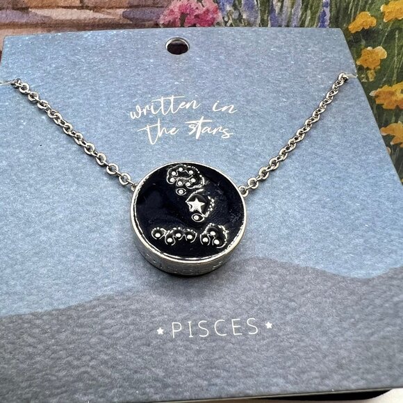Elsie & Zoey Pisces Zodiac Necklace - Picture 2 of 3